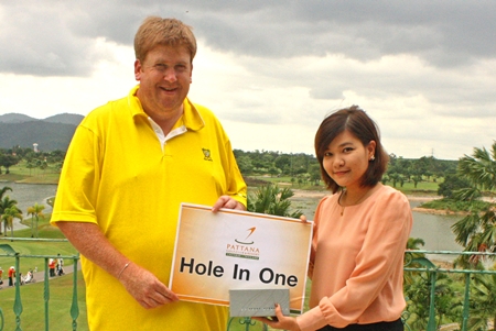 Steve Little at Pattana 8th of June with his proof.